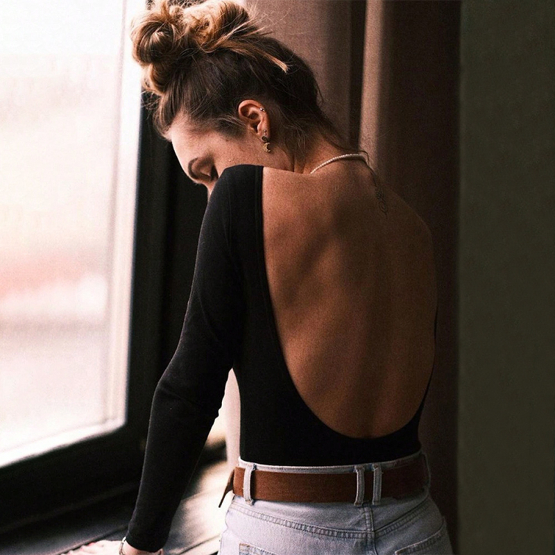 Amazon prekogranični ženski jedinstveni dizajnerski kombinezon Sense za jesen i zimu, seksi i udobne trbušne sužene hlače bez leđa