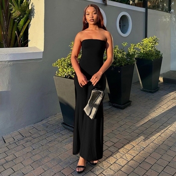 Zimný nový model 2024 s golierom pre dospelých, úzkym pásom, rozšírenými nohavicami s odhalenými ramenami a overalom do bedier.