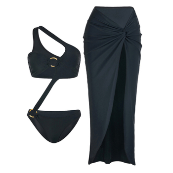 2025 Ευρώπη και Ηνωμένες Πολιτείες καλοκαίρι διασυνοριακό νέο μαγιό σέξι σχεδιασμό δαχτυλίδι διακοσμητικό μονοκόμματο μαγιό γυναικείο κοστούμι παραλίας