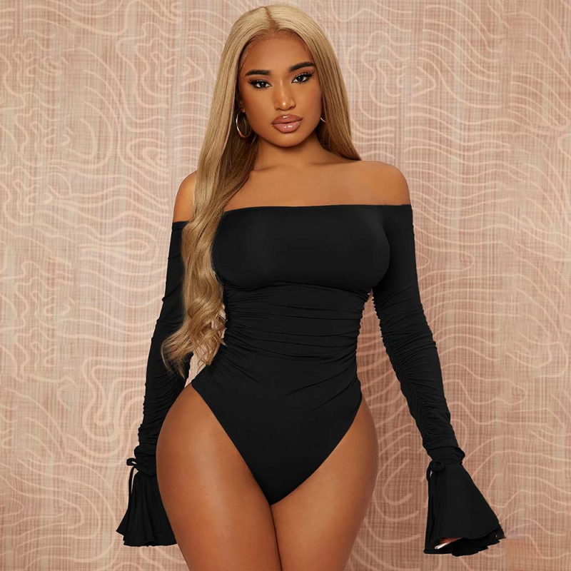 Amazon prekogranični ženski europski i američki seksi kombinezon za jesen i zimu, novi uski kroj, udoban kombinezon za trbušne mišiće