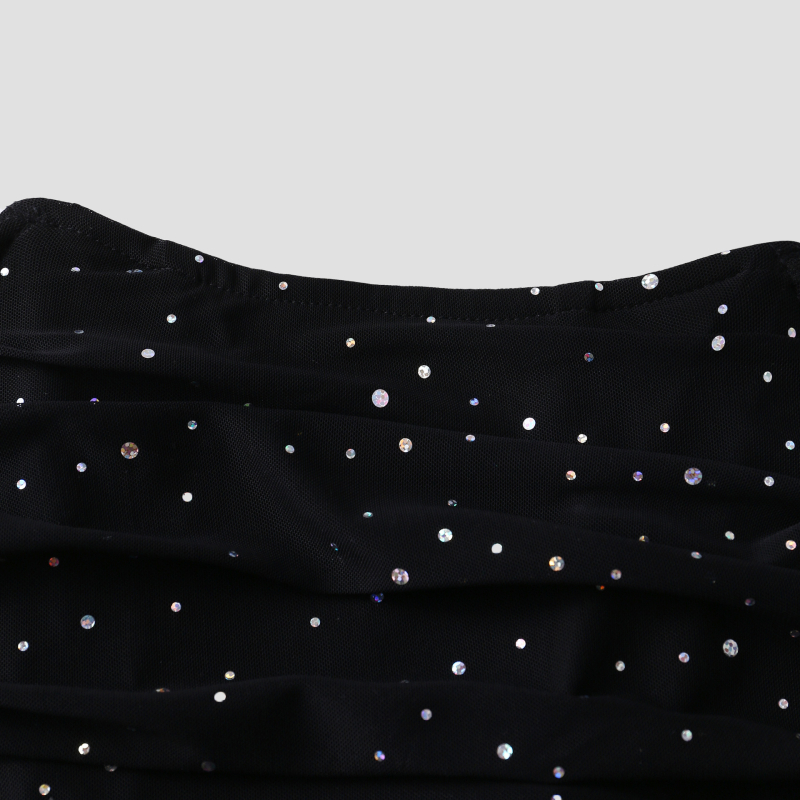 Prekogranična vanjska trgovina novim europskim i američkim vjetrom mrežastim šljokicama = ins vjetar napredni osjećaj dijamanta bez leđa riblja kost tuba grudi LY012