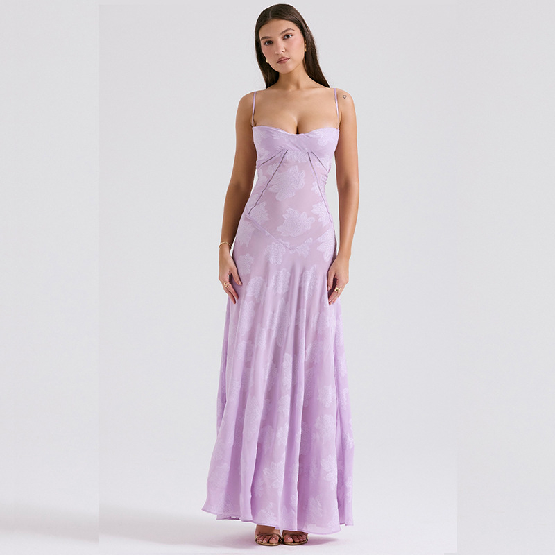 Europska i američka prekogranična haljina s remenčićima i nišom od čipke, ženska nova modna ljetna haljina s vilinskom suknjom srednje duljine