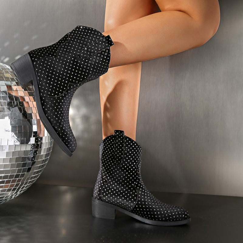 2024. gada jaunā ārējās tirdzniecības lielā izmēra visvieglāk piemērotie sieviešu zvaigžņveida temperamenta modes retro temperamenta rietumu Martin zābaki