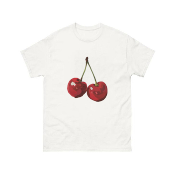 Dámske tričko Cherry Y2K Baby Red Estetic Cherries Trendy Coq