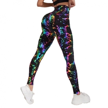 Cezhraničné európske a americké bežecké nohavice Amazon, zdvíhanie brucha, joga, fitness, cvičenie, nahé, úzke legíny s potlačou