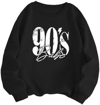 90-те години на миналия век, щампован, с кръгло деколте и дълъг ръкав, външна търговия, нов есенен и зимен суитчър с полар, мъжки и дамски моден уличен топ