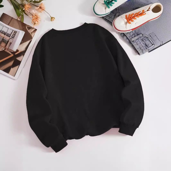 90-те години на миналия век, щампован, с кръгло деколте и дълъг ръкав, външна търговия, нов есенен и зимен суитчър с полар, мъжки и дамски моден уличен топ