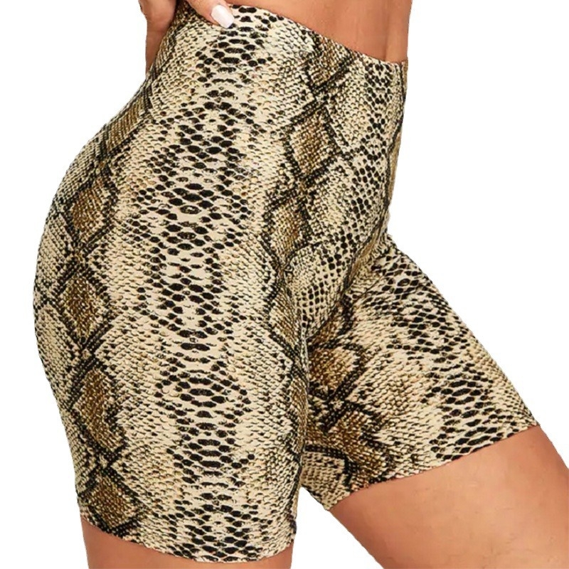 2024 Amazon Aliexpress Nove modne seksi kratke hlače s leopard uzorkom i zmijskim uzorkom, ležerne hlače, tajice