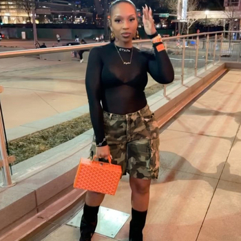 30010 Nazada Cross-Border Дамски летни нови продукти Amazon Секси изрязани камуфлажни къси панталони с цип и еластични панталони за жени