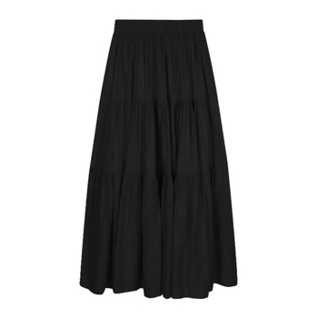 Φούστα μισού μήκους, λευκή φούστα, γυναικεία, μικρή, άνοιξη και καλοκαίρι 2024, νέα, φούστα μεσαίου μήκους, ψηλόμεση φούστα σε γραμμή Α