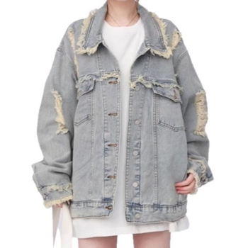 Γυναικείο τζιν μπουφάν εργασίας, τζιν παλτό, γυναικείο τζιν μπουφάν υψηλής ποιότητας, φθινοπωρινό, γυναικείο