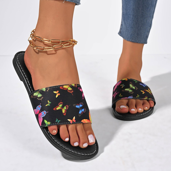Na zalihi Nove ljetne ženske cipele, plus size printane, ležerne papuče za žene u etničkom stilu, strana trgovina