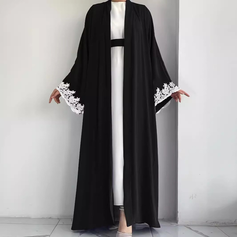 M2672 Amazon Dámske Blízkeho východu moslimské nové jednofarebné sako módne elegantné vesty šaty oblek