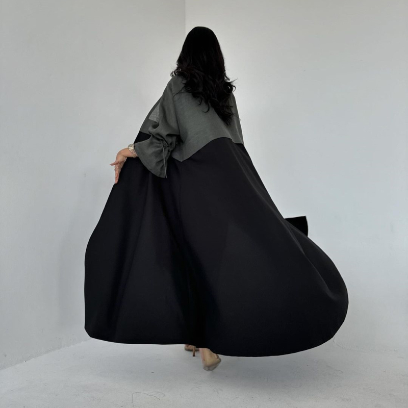 MQ151modest Lähis-Ida moslemi rüü õmblemisega mood mansetiköis Abaya Dubai Türgi rüü