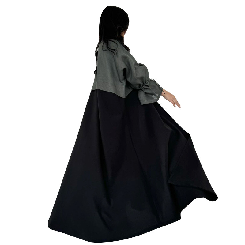 MQ151modest Lähis-Ida moslemi rüü õmblemisega mood mansetiköis Abaya Dubai Türgi rüü