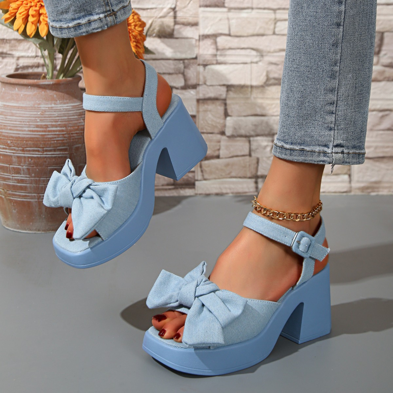 2025 Nové dámske vysoké podpätky, hrubý podpätok, nepremokavá platforma, super vysoký podpätok, hrubé papuče, dámske letné vrchné oblečenie, dámska obuv