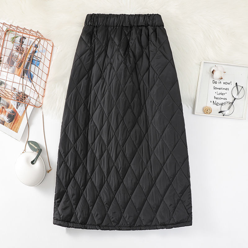 Fustă lungă din bumbac, talie înaltă, stil stretch, stil stretch, stil stretch, stil stretch, stil stretch, stil stretch