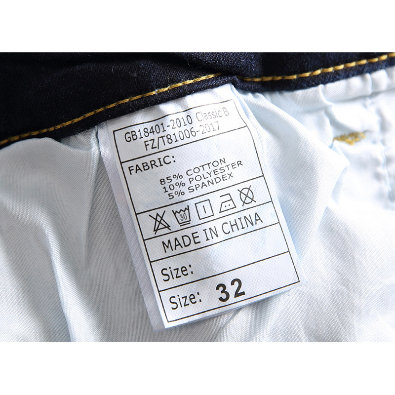 Európske stanice luxusné pánske džínsy zahraničný obchod strečové roztrhané džínsové nohavice spot veľkoobchod cezhraničné džínsy