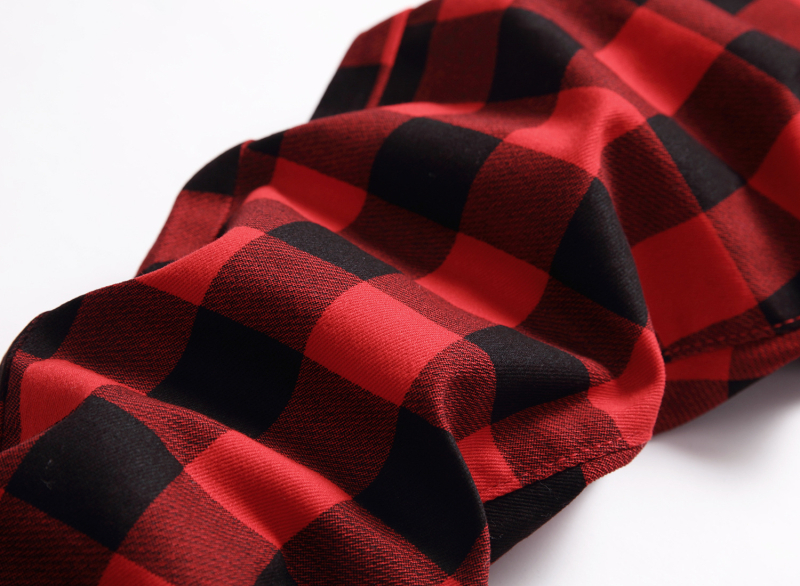 Originalne europske i američke prekogranične traperice u britanskom stilu, uskog kroja, rastezljive, s printom i rešetkastim uzorkom