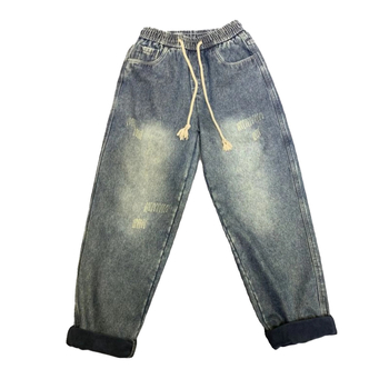 Jesenske i zimske nove moderne japanske retro traperice otporne na habanje, muške široke ravne traperice, ležerne hlače širokih nogavica