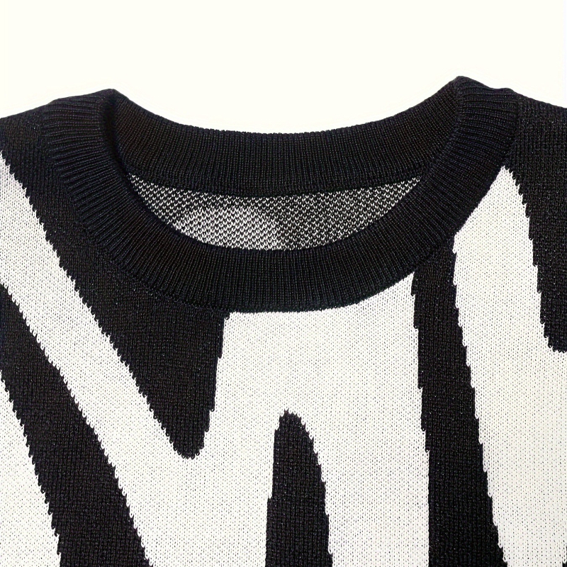 Pánske pletené tričko s krátkym rukávom Cross-Border, letné, nové, s okrúhlym výstrihom, ležérne, priedušné, s polovičným rukávom