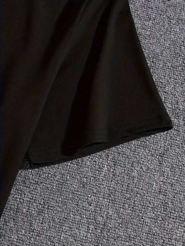 Majica s uzorkom jezika, muška majica, ljetna ležerna majica kratkih rukava, crna, europski i američki pamuk