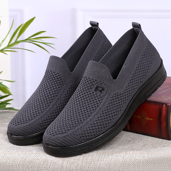 Proljetne i jesenske platnene cipele Old Beijing, muške jednoslojne cipele, prozračne, neklizajuće cipele za tate srednje i starije dobi s mekim potplatom, protiv neugodnih mirisa, sportske ležerne cipele za muškarce