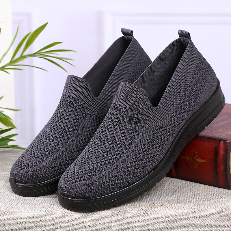 Proljetne i jesenske platnene cipele Old Beijing, muške jednoslojne cipele, prozračne, neklizajuće cipele za tate srednje i starije dobi s mekim potplatom, protiv neugodnih mirisa, sportske ležerne cipele za muškarce