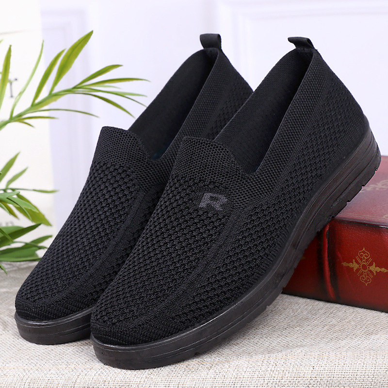 Proljetne i jesenske platnene cipele Old Beijing, muške jednoslojne cipele, prozračne, neklizajuće cipele za tate srednje i starije dobi s mekim potplatom, protiv neugodnih mirisa, sportske ležerne cipele za muškarce