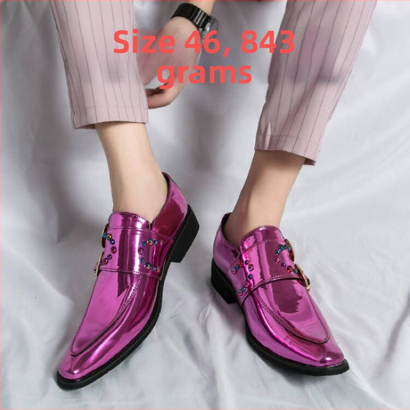 Pánske nové ležérne kožené topánky pre mužov, jesenné a zimné módne vysoké topánky so špicatou špičkou, trendy kožené čižmy v retro štýle