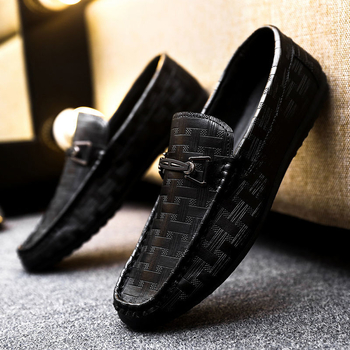 [524 Επαναγορά] Ανδρικά Παπούτσια 2025 Νέα Άνοιξη Αναπνέοντα All-match Slip-on Lazy Leisure Βρετανικό Δέρμα