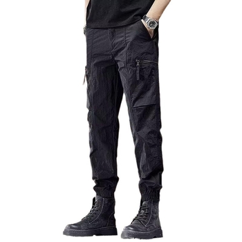 Muški kombinezoni Muške moderne marke američkog stila široke hlače Muške plus size ležerne hlače s više džepova Muške hlače