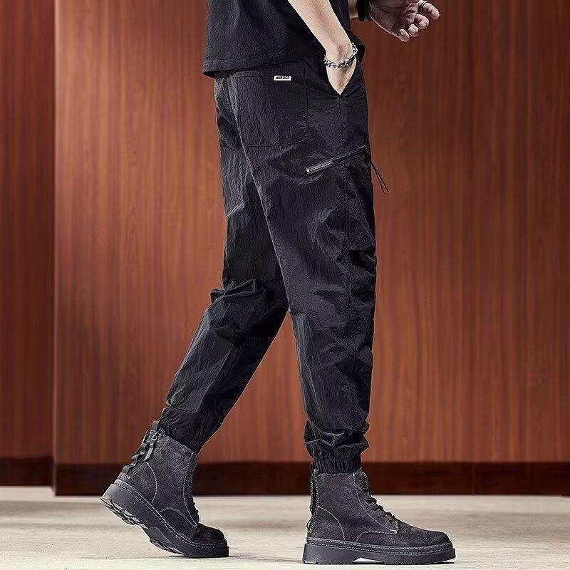 Muški kombinezoni Muške moderne marke američkog stila široke hlače Muške plus size ležerne hlače s više džepova Muške hlače