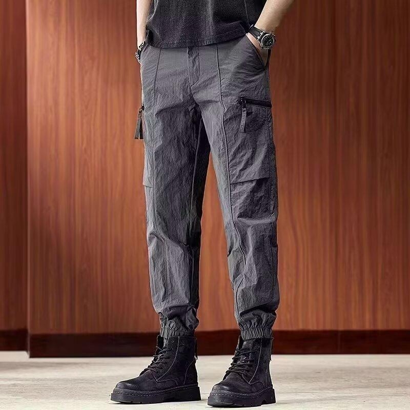Muški kombinezoni Muške moderne marke američkog stila široke hlače Muške plus size ležerne hlače s više džepova Muške hlače