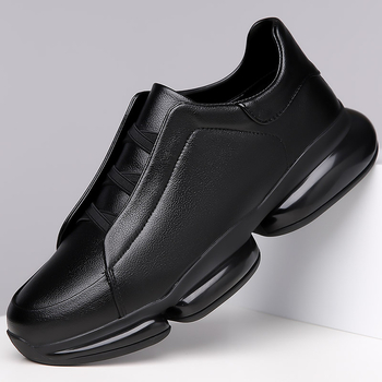 Jesenné tenisky Pánske topánky Priedušné Pohodlné Pánske Ležérne Kožené Topánky Trendy Univerzálne Bežecké Topánky Zvýšené Platformové Topánky