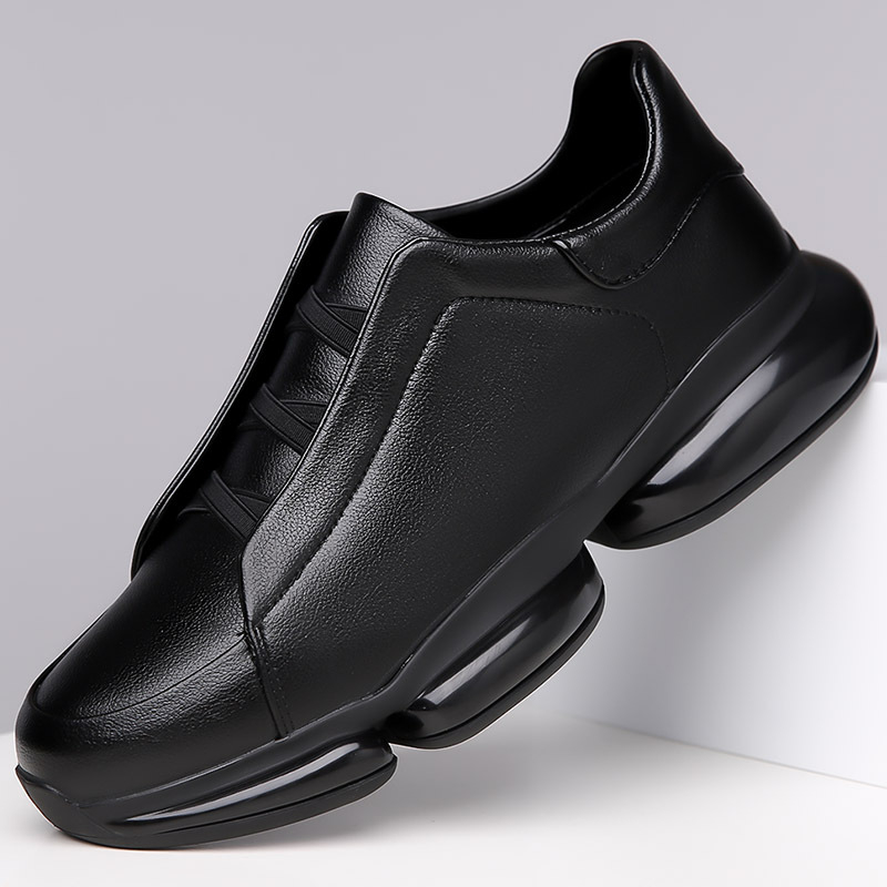 Jesenné tenisky Pánske topánky Priedušné Pohodlné Pánske Ležérne Kožené Topánky Trendy Univerzálne Bežecké Topánky Zvýšené Platformové Topánky