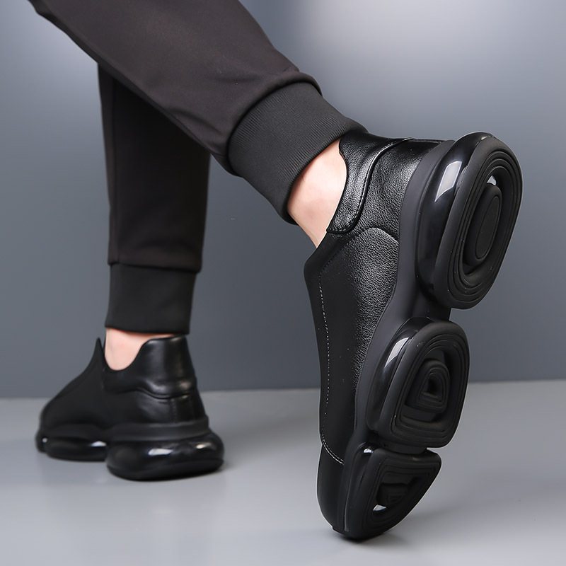 Jesenné tenisky Pánske topánky Priedušné Pohodlné Pánske Ležérne Kožené Topánky Trendy Univerzálne Bežecké Topánky Zvýšené Platformové Topánky