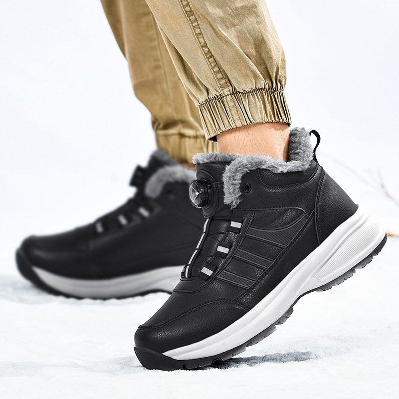 Žieminiai vilnos pamušalu šilti tėčio sportbačiai, sustorinti sniego batai vidutinio ir pagyvenusio amžiaus žmonėms, medvilniniai batai, neslystantys kelioniniai batai pagyvenusiems žmonėms