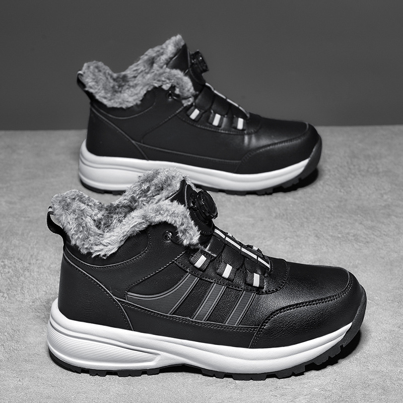Žieminiai vilnos pamušalu šilti tėčio sportbačiai, sustorinti sniego batai vidutinio ir pagyvenusio amžiaus žmonėms, medvilniniai batai, neslystantys kelioniniai batai pagyvenusiems žmonėms
