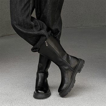 Μακριές Μπότες Ανδρικές Μπότες American Martin Μπότες Increased Chelsea Μπότες High-top Knight 71785-J