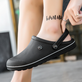 Papuče EVA deodorant letné mäkké spodné plážové sandále protišmykové pánske polpapuče ležérne šoférovanie papuče s uzavretou špičkou pánske