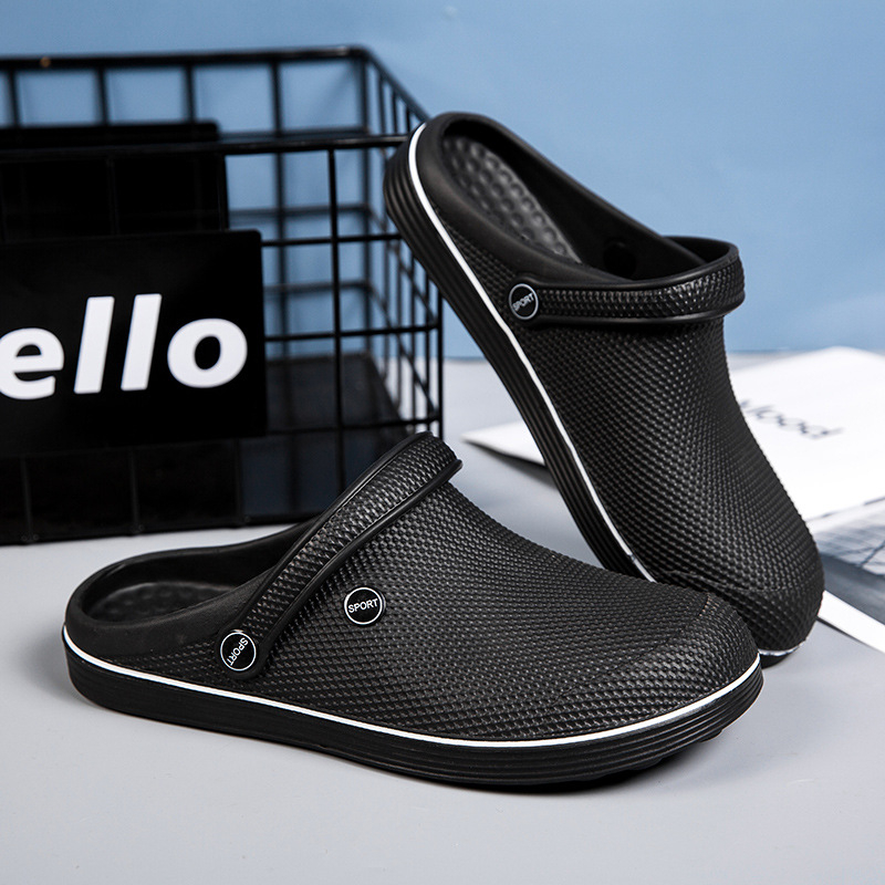 Papuče EVA deodorant letné mäkké spodné plážové sandále protišmykové pánske polpapuče ležérne šoférovanie papuče s uzavretou špičkou pánske