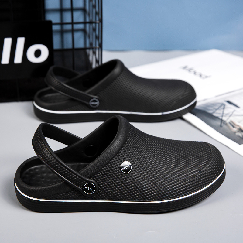 Papuče EVA deodorant letné mäkké spodné plážové sandále protišmykové pánske polpapuče ležérne šoférovanie papuče s uzavretou špičkou pánske