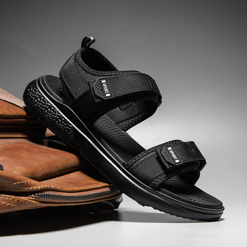 Sandale za muškarce, ljeto 2023., nove ležerne vanjske cipele za plažu za muškarce, sportove na otvorenom, čičak, muške, neklizajuće, prozračne