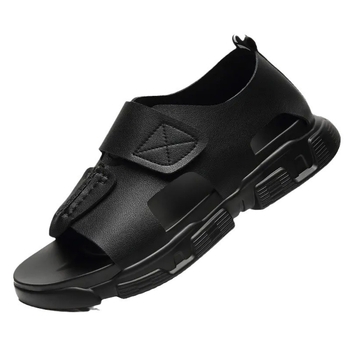 2024 m. vyriškos platforminės basutės, naujos vasarinės vairavimo basutės ir šlepetės, su lipdukais, atviros nosies, platforminiai laisvalaikio paplūdimio bateliai vyrams