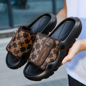 Pánske sandále Eva New, ultraľahké papuče s mäkkou podrážkou, letné priedušné, protišmykové žabky, plážové topánky