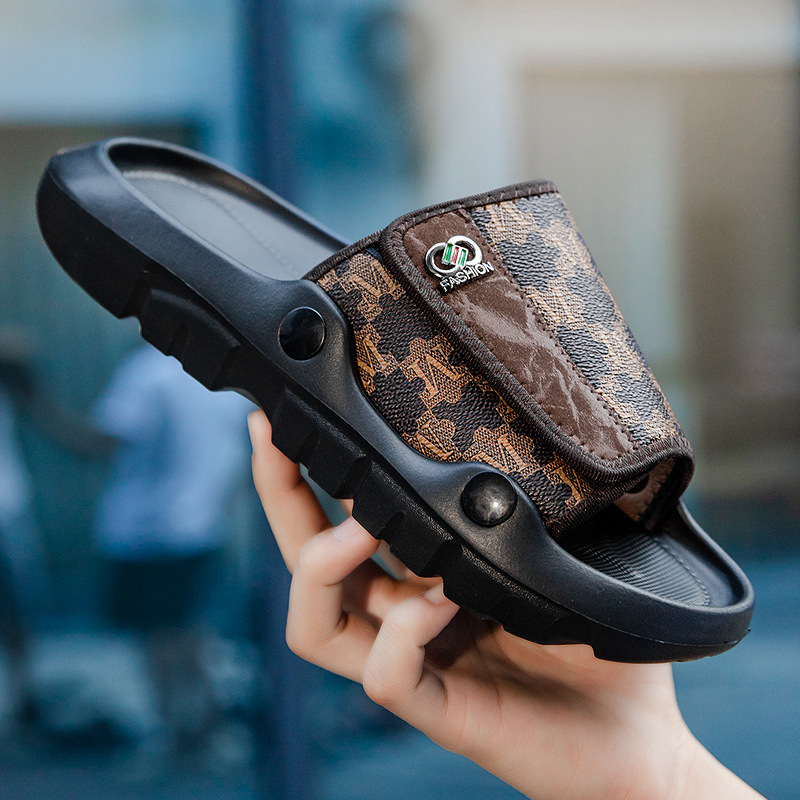 Pánske sandále Eva New, ultraľahké papuče s mäkkou podrážkou, letné priedušné, protišmykové žabky, plážové topánky