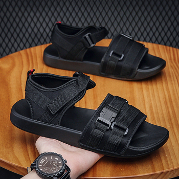 Naiste piiriülesed sandaalid, suvised uued vabaaja spordisandaalid, paksud maagilise kleebisega sandaalid, lameda põhjaga rannasandaalid, naiste paaridele mõeldud libisevad kingad