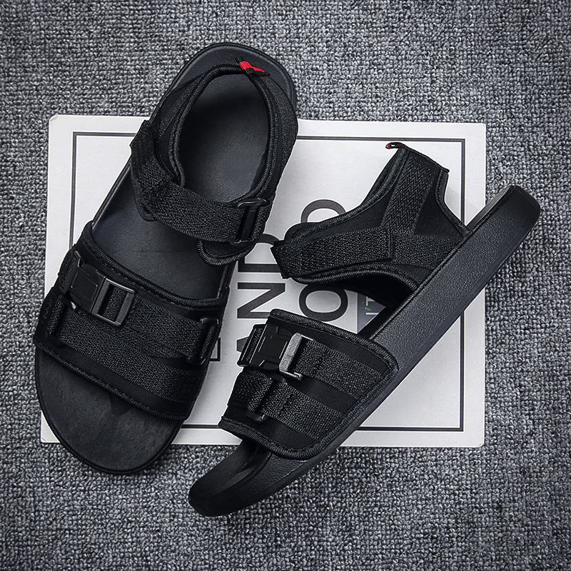 Naiste piiriülesed sandaalid, suvised uued vabaaja spordisandaalid, paksud maagilise kleebisega sandaalid, lameda põhjaga rannasandaalid, naiste paaridele mõeldud libisevad kingad