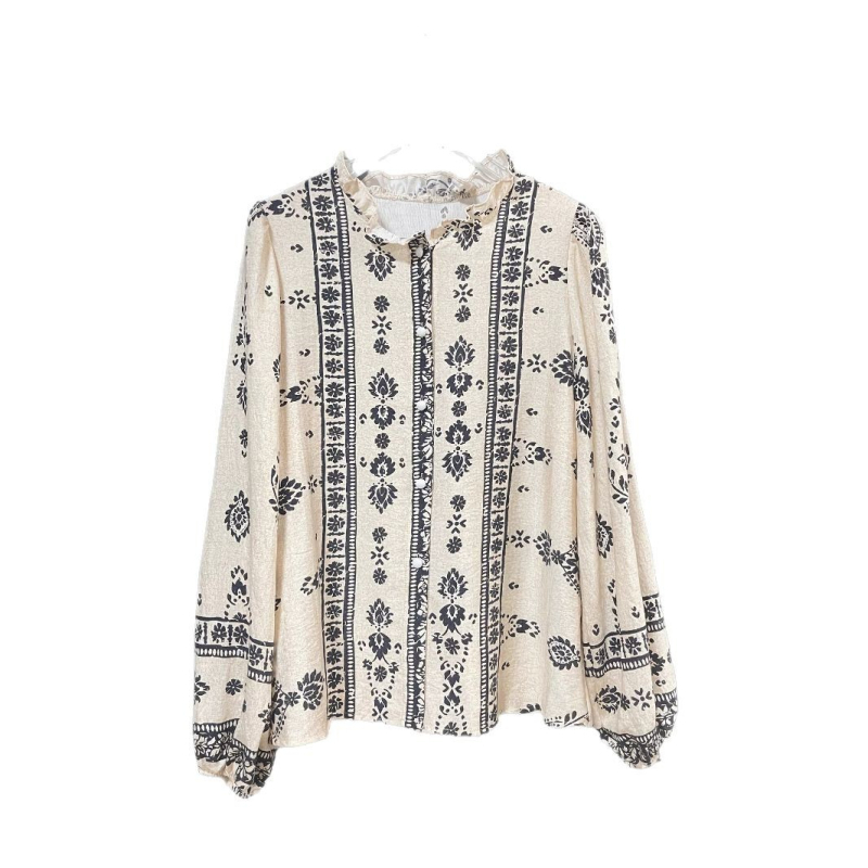 16551 # Nové európske a americké dámske oblečenie, elegantné košele s dlhým rukávom, elegantné košele, dámske topy